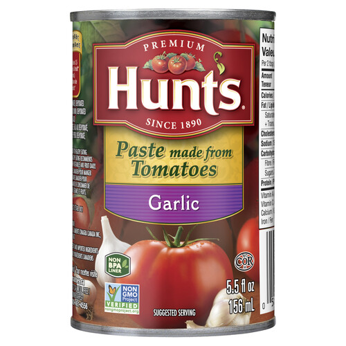 Hunt's Tomato Paste Garlic 156 ml