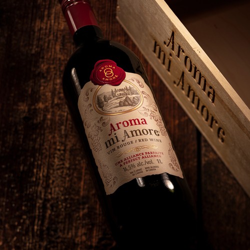 Aroma Mi Arome Red Wine 14.5% Alcohol 1 L (bottle)