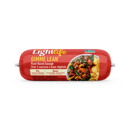 Lightlife Gimme Lean Plant-Based Vegan Breakfast Sausage 397 g