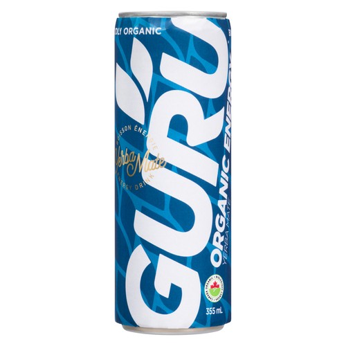 Guru Organic Energy Yerbamate Beverage 355 ml (can)