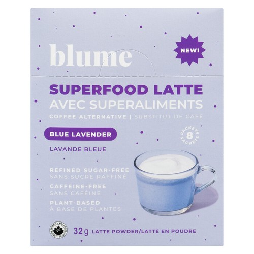 Blume Superfood Latte Powder Blue Lavender 4 g