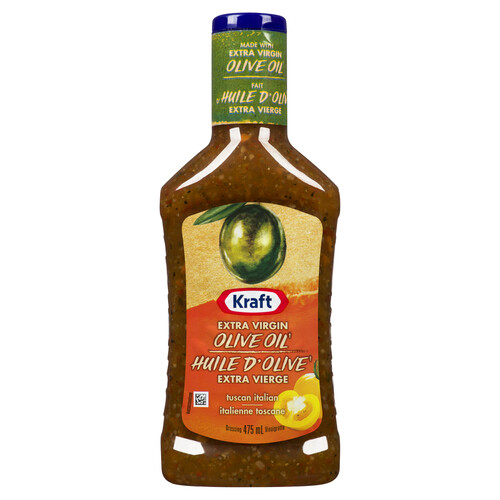 Kraft Salad Dressing Tuscan Italian With Extra Virgin Olive Oil 475 ml