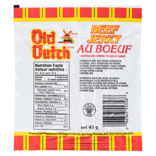 Old Dutch Beef Jerky 45 g