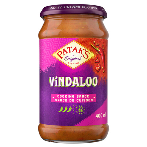 Patak's Cooking Sauce Vindaloo 400 ml
