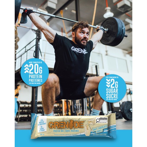 Grenade Protein Bar White Cookie Chocolate 60 g
