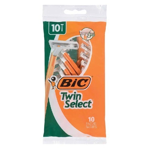Bic Twin Select 2 Blades Razors For Men 10 Pack