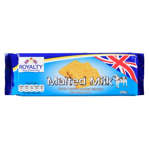 Royalty Cookies Malted Milk 200 g