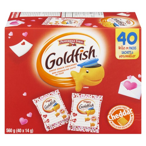 Pepperidge Farm Goldfish Crackers Cheddar 40 x 14 g