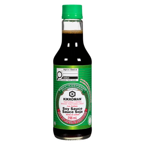 Kikkoman Soy Sauce Less Sodium 296 ml