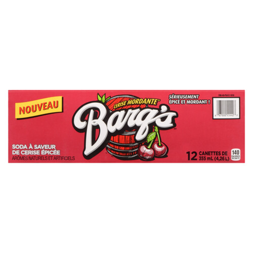 Barq's Soft Drink Cherry Bite 12 x 355 ml (cans)