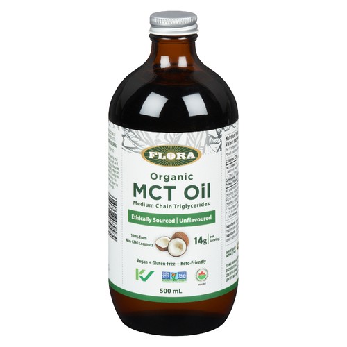 Flora Organic MCT Oil Unflavoured 500 ml