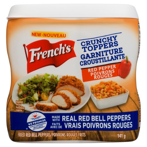 French Crispy Toppers Red Pepper 140 g
