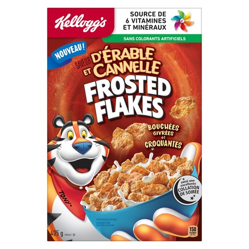 Kellogg's Frosted Flakes Cereal Maple Cinnamon 435 g