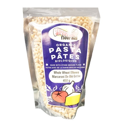 Speerville Flour Mill Elbows Whole Wheat Organic Pasta 450 g