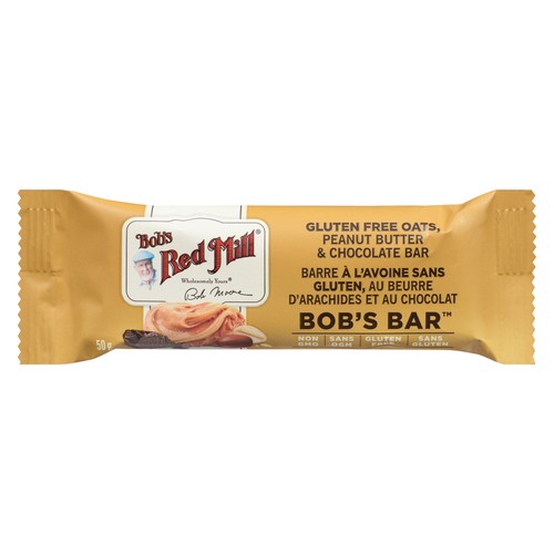 Bob's Red Mill Gluten-Free Bob's Bar Oats Peanut Butter & Chocolate Bar 50 g
