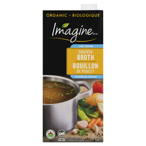 Imagine Organic Broth Low Sodium Chicken 1 L