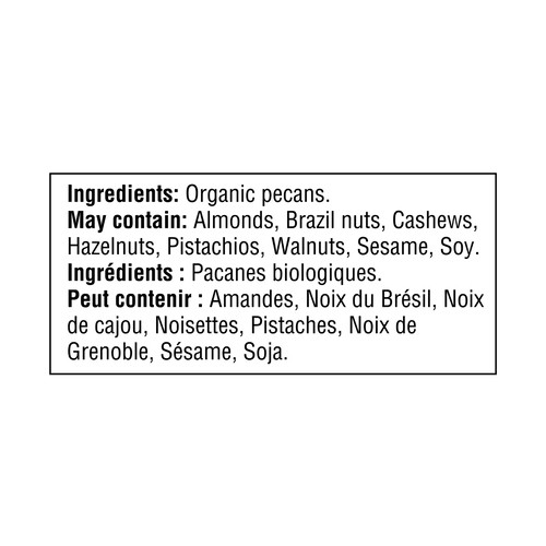 Prana Organic Raw Pecans Halves 180 g