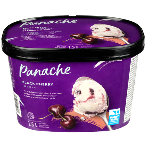 Panache Ice Cream Black Cherry 1.5 L