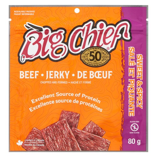 Big Chief Beef Jerky Sweet & Spicy 80 g