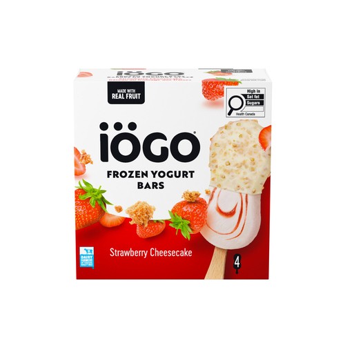 IOGO Frozen Yogurt Bars Strawberry Cheesecake 320 ml