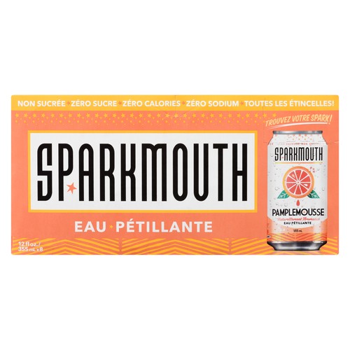 SPARKMOUTH Grapefruit Sparkling Water 355 ml