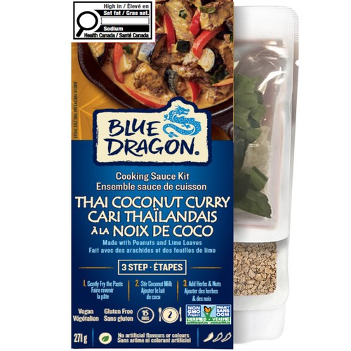 Blue Dragon 3 Step Cooking Sauce Kit Penang Curry 271 g
