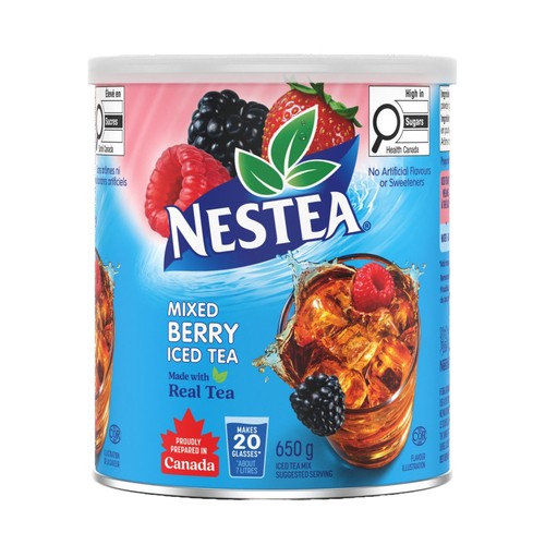 Nestea Drink Mix Iced Tea Mixed Berry 650 g