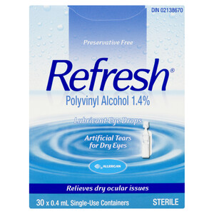 Allergan Artificial Tears Refresh 0.5% Solution 30 EA