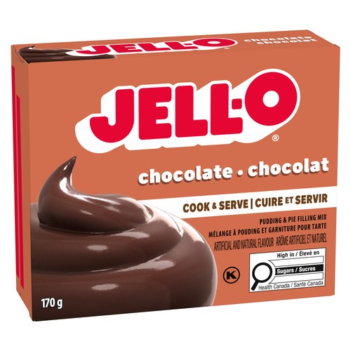 Jell-O Cooked Pudding And Pie Filling Chocolate 170 g