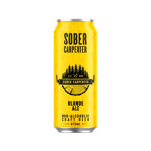 Sober Carpenter Non Alcoholic Beer Blonde Ale 473 ml (can)