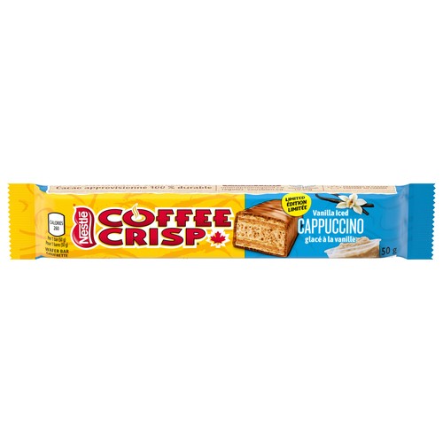 Coffee Crisp Wafer Bar Vanilla Iced Cappuccino 50 g