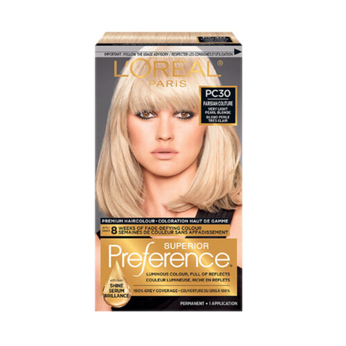 L'Oréal Superior Preference Hair Colour PC30 Parisian Couture Very Light Pearl Blonde 1 EA