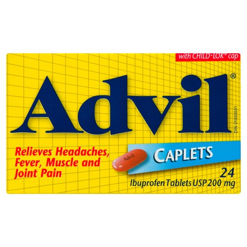 Advil Pain Relief 200 mg Caplets 24 EA