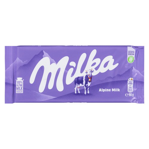 Milka Chocolate Bar Alpine Milk 90 g