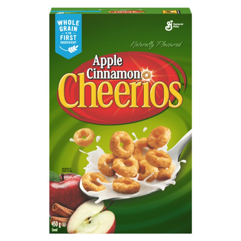 Cheerios Cereal Naturally Flavoured Apple Cinnamon 450 g - Voilà Online ...