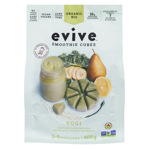 Evive Organic Frozen Smoothie Cubes Yogi 405 g