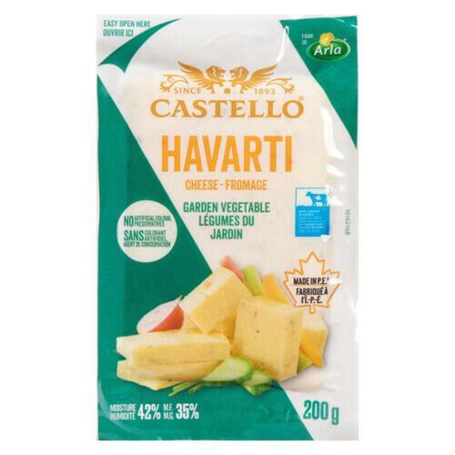 Castello Havarti Cheese Garden Vegetable 200g