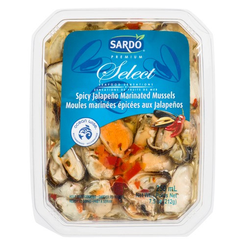 Sardo Premium Select Mussels Spicy Jalapeño Marinated 250 ml