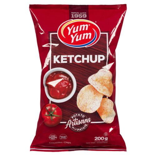 Yum Yum Potato Chips Artisan Ketchup 200 g