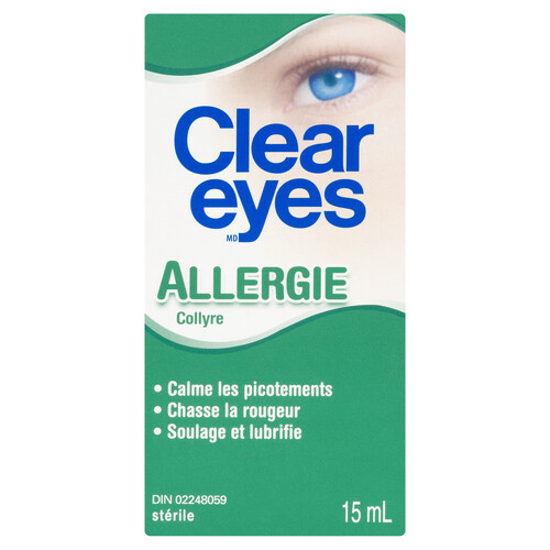 Clear Eyes Eye Drops Allergy 15 ml