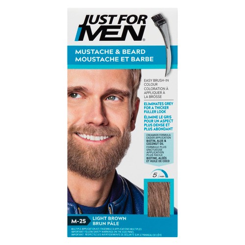 Just For Men Multiple Application Kit Mustache & Beard Light Brown