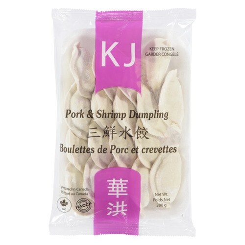 KJ Frozen Dumplings Shrimp & Pork 380 g 