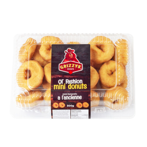 Grizzys Mini Donuts Ol' Fashion 300 g (frozen)