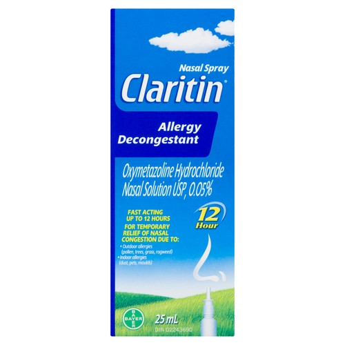 Claritin Nasal Allergy Decongestant Spray 25 ml
