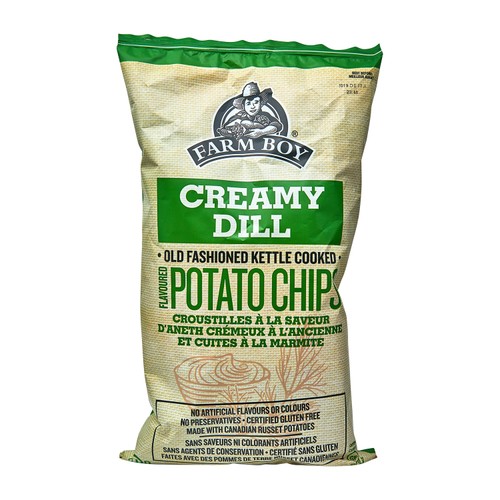 Farm Boy Potato Chips Creamy Dill 198 g