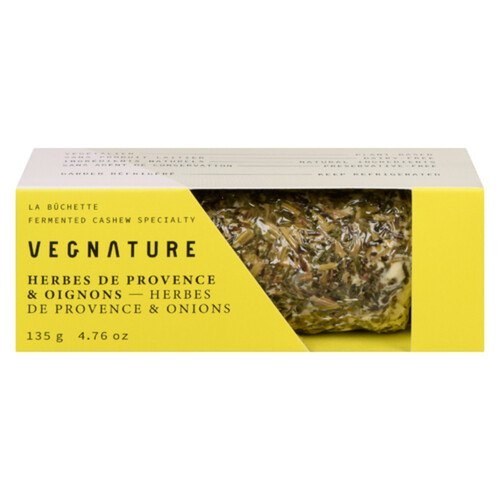 Veg Nature Plant Based Goat Cheese Herbes De Provence And Onions 135 g