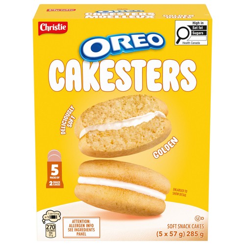 Oreo Cakesters Soft Snack Cakes Golden 5 x 57 g