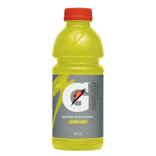 Gatorade Sports Drink Lemon Lime 6 x 591 ml (bottles)