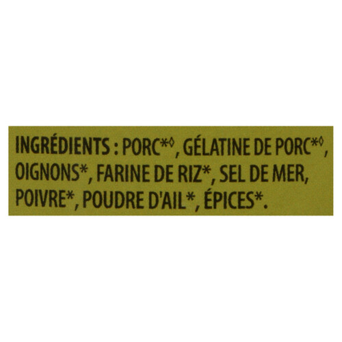 Viandes Biologiques De Charlevoix Organic Pork Creton 220 g