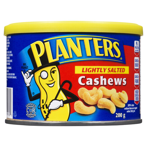 Planters Cashews Roasted Lightly Salted 200 g